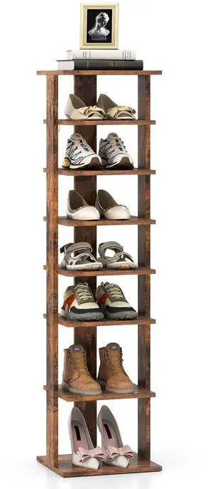 SPORFIT 8-Tier Vertical Shoe Rack SPORFIT 8-Tier Vertical Shoe Rack