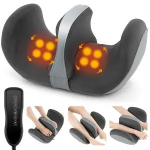 ARLIME Foot Massager with Heat, Electric Deep Kneading Waist Massager with Vibration for Pain Relief Blood Circulation, Foot and Calf Massage Gifts ARLIME Foot Massager with Heat, Electric Deep Kneading Waist Massager with Vibration for Pain Relief Blood Circulation, Foot and Calf Massage Gifts