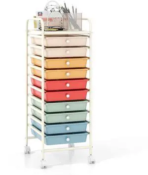ARLIME 10-Drawer Storage Cart, 10 Drawer Trolley ARLIME 10-Drawer Storage Cart, 10 Drawer Trolley