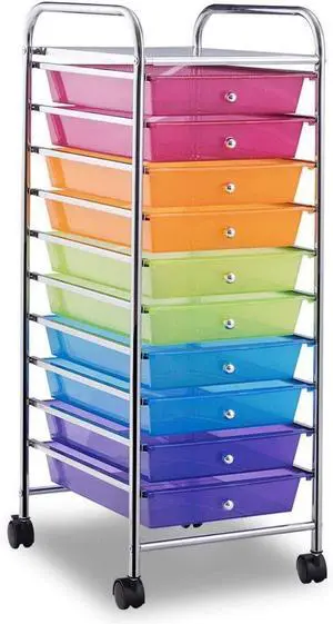 ARLIME 10-Drawer Storage Cart, 10 Drawer Trolley ARLIME 10-Drawer Storage Cart, 10 Drawer Trolley