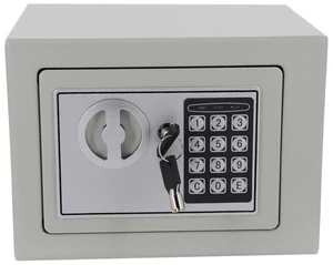 9" Electronic Safe Security Box Gun Money Home Hotel Office Wall Cabinet White 9" Electronic Safe Security Box Gun Money Home Hotel Office Wall Cabinet White