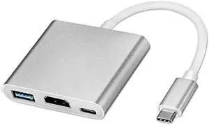 USB C to HDMI Multiport Adapter, Thunderbolt 3 4K HDMI Digital AV Adapter with USB 3.0 & PD Fast Charging Port, Aluminum Type C Hub for MacBook, iPad Pro, Samsung S20/S10+, Laptop, Monitor, Projector USB C to HDMI Multiport Adapter, Thunderbolt 3 4K HDMI Digital AV Adapter with USB 3.0 & PD Fast Charging Port, Aluminum Type C Hub for MacBook, iPad Pro, Samsung S20/S10+, Laptop, Monitor, Projector