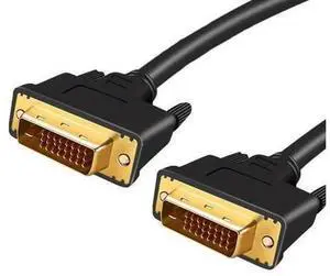 High Speed DVI to DVI 24+1 Pin Cable Male to Male Gold Plated Connector, Supports 1080P Full HD & 3D Video Transmission, 1.5M/3M/5M Optional Lengths, Stable Signal DVI Cord for Monitor, LCD Screen, HD High Speed DVI to DVI 24+1 Pin Cable Male to Male Gold Plated Connector, Supports 1080P Full HD & 3D Video Transmission, 1.5M/3M/5M Optional Lengths, Stable Signal DVI Cord for Monitor, LCD Screen, HD