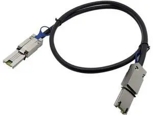 External Mini SAS SFF-8088 26Pin Male to Male Data Cable, High Speed SFF8088 to 8088 Hard Drive Connection Cord, Stable Transmission Cable for RAID Card, Server Storage, Disk Array, JBOD Enclosure, Co External Mini SAS SFF-8088 26Pin Male to Male Data Cable, High Speed SFF8088 to 8088 Hard Drive Connection Cord, Stable Transmission Cable for RAID Card, Server Storage, Disk Array, JBOD Enclosure, Co