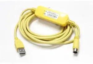 USB-ACAB230 USB-DVP PLC Programming Cable, USB to RS232 Mini DIN 8Pin Communication Cord, Industrial Download Line for Delta DVP ES EX EH EC SE SV SS Series Controllers, Stable Signal Transfer for Pro USB-ACAB230 USB-DVP PLC Programming Cable, USB to RS232 Mini DIN 8Pin Communication Cord, Industrial Download Line for Delta DVP ES EX EH EC SE SV SS Series Controllers, Stable Signal Transfer for Pro