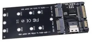 SFF-8654 22Pin Slimline SAS to M.2 U.2 Adapter Kit, NGFF M-Key PCIe NVMe & SATA SSD Converter Card, SFF8654 to U2 M.2 Adapter for Desktop Motherboard, Server Storage Expansion, High Speed SSD Connecti SFF-8654 22Pin Slimline SAS to M.2 U.2 Adapter Kit, NGFF M-Key PCIe NVMe & SATA SSD Converter Card, SFF8654 to U2 M.2 Adapter for Desktop Motherboard, Server Storage Expansion, High Speed SSD Connecti