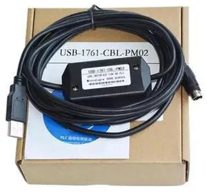 PLC Programming Download Cable Compatible with Allen-Bradley MicroLogix 1000 1200 1500 Series Controllers, Industrial Communication Upload Download Cord, Stable Signal Transfer Connection Wire for AB PLC Programming Download Cable Compatible with Allen-Bradley MicroLogix 1000 1200 1500 Series Controllers, Industrial Communication Upload Download Cord, Stable Signal Transfer Connection Wire for AB