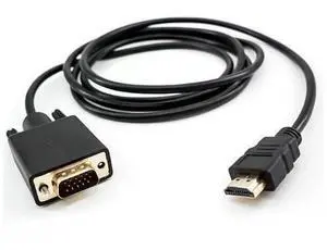 1080P HDMI-compatible to VGA Digital to Analog Converter Cable, High Definition Video Signal Adapter Cord for Laptops, TV Boxes, Game Consoles, Connect to Projectors, Monitors, HDTV Screens, Plug 1080P HDMI-compatible to VGA Digital to Analog Converter Cable, High Definition Video Signal Adapter Cord for Laptops, TV Boxes, Game Consoles, Connect to Projectors, Monitors, HDTV Screens, Plug