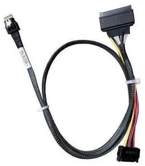 PCIe Gen4 SlimSAS 4X to U.2 NVMe Adapter Cable, SFF-8654 38Pin to SFF-8639 68Pin Storage Interconnect Cord with Independent Power Supply, 75CM High-Speed Shielded Wire for Server Motherboards, HPC Wor PCIe Gen4 SlimSAS 4X to U.2 NVMe Adapter Cable, SFF-8654 38Pin to SFF-8639 68Pin Storage Interconnect Cord with Independent Power Supply, 75CM High-Speed Shielded Wire for Server Motherboards, HPC Wor