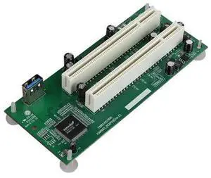 PCIe to Dual PCI Expansion Adapter Card, PCI-e x1 to 2 PCI Slot Converter Controller Card, Internal PCI Slot Expander Compatible with PCI Sound Capture Tax Cards, USB Port Equipped PCI to PCIe Riser PCIe to Dual PCI Expansion Adapter Card, PCI-e x1 to 2 PCI Slot Converter Controller Card, Internal PCI Slot Expander Compatible with PCI Sound Capture Tax Cards, USB Port Equipped PCI to PCIe Riser
