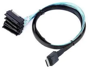 Mini SAS SFF-8611 STR 4i to Dual SFF-8482 2-in-1 Storage Adapter Cable with 15Pin SATA Power, PCIe 4X SAS 29Pin High-Speed Converter Cord for Server SSD & HDD Expansion, Supports PCIe 4.0/3.0, Stable Mini SAS SFF-8611 STR 4i to Dual SFF-8482 2-in-1 Storage Adapter Cable with 15Pin SATA Power, PCIe 4X SAS 29Pin High-Speed Converter Cord for Server SSD & HDD Expansion, Supports PCIe 4.0/3.0, Stable