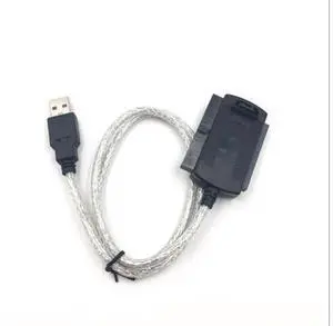 USB 2.0 SATA & PATA IDE Hard Drive Adapter Cable Converter, Supports 2.5 Inch & 3.5 Inch HDD, Equipped with External AC Power Adapter with US & EU Dual Plugs, Portable Disk Reader for Old Mechanical USB 2.0 SATA & PATA IDE Hard Drive Adapter Cable Converter, Supports 2.5 Inch & 3.5 Inch HDD, Equipped with External AC Power Adapter with US & EU Dual Plugs, Portable Disk Reader for Old Mechanical
