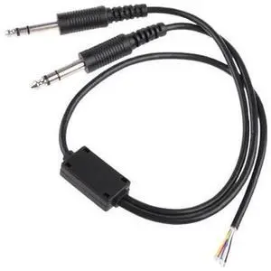 3.5mm Noise Cancelling Headset Extension Cable with U174U Helicopter Plug, Professional Aviation Gaming Headphone Audio Extension Cord, Anti-Interference Low-Noise Transmission Wire for Flight Helmet 3.5mm Noise Cancelling Headset Extension Cable with U174U Helicopter Plug, Professional Aviation Gaming Headphone Audio Extension Cord, Anti-Interference Low-Noise Transmission Wire for Flight Helmet