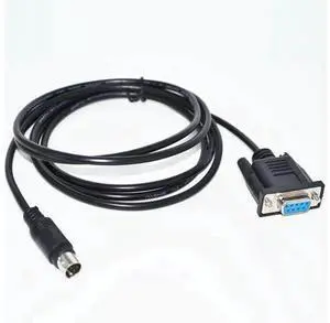 1.8M RS232 DB9 9Pin Female to Mini DIN 8Pin Male Serial Adapter Cable, D-SUB9 to MD8 Mini DIN8 Converter Cord for PLC Programming, Industrial Serial Communication Line Compatible with Siemens Mitsubis 1.8M RS232 DB9 9Pin Female to Mini DIN 8Pin Male Serial Adapter Cable, D-SUB9 to MD8 Mini DIN8 Converter Cord for PLC Programming, Industrial Serial Communication Line Compatible with Siemens Mitsubis