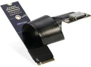 15cm M.2 NVMe PCIe 4.0 x4 to OCuLink SFF-8612 Extender Cable, SFF-8612 to SFF-8611 4i Host Adapter Cord for External eGPU Dock & U.2 NVMe SSD Expansion, Compatible with Minisforum ASUS Gigabyte Superm 15cm M.2 NVMe PCIe 4.0 x4 to OCuLink SFF-8612 Extender Cable, SFF-8612 to SFF-8611 4i Host Adapter Cord for External eGPU Dock & U.2 NVMe SSD Expansion, Compatible with Minisforum ASUS Gigabyte Superm