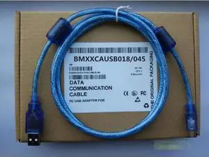 New PLC Programming Download Cable BMXXCAUSB018 BMXXCAUSB045 USB A to Mini USB Cord for M340 M221 Series PLC Processors, Stable Industrial Communication Wire for Program Upload Download Parameter New PLC Programming Download Cable BMXXCAUSB018 BMXXCAUSB045 USB A to Mini USB Cord for M340 M221 Series PLC Processors, Stable Industrial Communication Wire for Program Upload Download Parameter