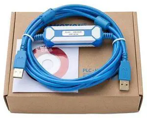 New USB-VIGOR PLC Programming Download Cable Dedicated for Fengwei VIGOR VB VH M Series Controllers, Industrial USB to PLC Communication Data Line with Built-in Anti-interference Magnetic Ring & Signa New USB-VIGOR PLC Programming Download Cable Dedicated for Fengwei VIGOR VB VH M Series Controllers, Industrial USB to PLC Communication Data Line with Built-in Anti-interference Magnetic Ring & Signa