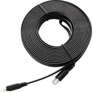 5M Black Mini to HDMI-Compatible Male to Male 1.4 Cable, 1080P Full HD & 3D Video Transfer Cord, High-Speed Audio Video Wire for Cameras, Laptops, Projectors, HDTV Monitors, Plug-and-Play Extension 5M Black Mini to HDMI-Compatible Male to Male 1.4 Cable, 1080P Full HD & 3D Video Transfer Cord, High-Speed Audio Video Wire for Cameras, Laptops, Projectors, HDTV Monitors, Plug-and-Play Extension