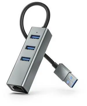 Aluminum USB-C Gigabit Ethernet Hub, Type-C to RJ45 LAN Network Adapter Compatible with MacBook, Dell, Lenovo, HP, Samsung, Huawei, Plug-and-Play Wired Network Converter for Office & Home Use Aluminum USB-C Gigabit Ethernet Hub, Type-C to RJ45 LAN Network Adapter Compatible with MacBook, Dell, Lenovo, HP, Samsung, Huawei, Plug-and-Play Wired Network Converter for Office & Home Use