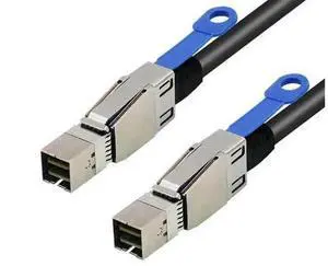 Mini SAS HD SFF-8644 to SFF-8644 Server Storage Adapter Cable with Built-in Signal IC, High-Speed Internal/External SAS Data Transmission Cord for RAID Cards & Disk Arrays Mini SAS HD SFF-8644 to SFF-8644 Server Storage Adapter Cable with Built-in Signal IC, High-Speed Internal/External SAS Data Transmission Cord for RAID Cards & Disk Arrays