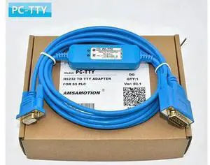 PC-TTY PLC Programming Cable 6ES5734-1BD Dedicated for Siemens S5 Series PLC, Industrial Stable Serial Data Download Communication Wire PC-TTY PLC Programming Cable 6ES5734-1BD Dedicated for Siemens S5 Series PLC, Industrial Stable Serial Data Download Communication Wire