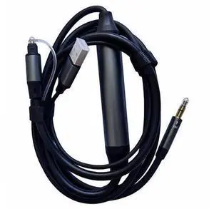 1-to-2 TOSLINK Optical USB Powered Digital to Analog DAC Audio Converter, Optical to Dual 3.5mm Jack Audio Adapter with Built-in Decoding Chip 1-to-2 TOSLINK Optical USB Powered Digital to Analog DAC Audio Converter, Optical to Dual 3.5mm Jack Audio Adapter with Built-in Decoding Chip