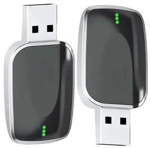 Wireless CarPlay & Android Auto Mini Adapter Dongle, Convert Factory Wired CarPlay/Android Auto to Wireless with Auto Reconnection Function Wireless CarPlay & Android Auto Mini Adapter Dongle, Convert Factory Wired CarPlay/Android Auto to Wireless with Auto Reconnection Function