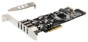 PCIe to USB 3.0 Expansion Card, 20Gbps Total Bandwidth with 4 Independent 5Gbps Channels, PCI-E USB3.0 Adapter Card for Machine Vision Image Capture & Desktop Peripheral Expansion PCIe to USB 3.0 Expansion Card, 20Gbps Total Bandwidth with 4 Independent 5Gbps Channels, PCI-E USB3.0 Adapter Card for Machine Vision Image Capture & Desktop Peripheral Expansion