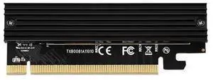 PCIe 3.0 M.2 NVMe SSD Expansion Card with Heat Sink, M.2 to PCI-E X16 High Speed Adapter Card for Desktop PC NVMe Drive Installation & Storage Upgrade PCIe 3.0 M.2 NVMe SSD Expansion Card with Heat Sink, M.2 to PCI-E X16 High Speed Adapter Card for Desktop PC NVMe Drive Installation & Storage Upgrade