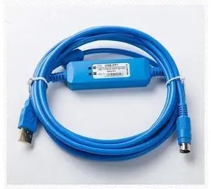 USB-FP1 PLC Programming Download Cable for Panasonic NAIS FP1 Series PLC Controllers, USB to Round 4Pin RS232 Communication Wire, Support Win7 Windows System, Upload Download Monitor PLC Program Indus USB-FP1 PLC Programming Download Cable for Panasonic NAIS FP1 Series PLC Controllers, USB to Round 4Pin RS232 Communication Wire, Support Win7 Windows System, Upload Download Monitor PLC Program Indus