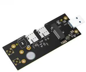 M.2 B Key NGFF to USB3.0 Adapter Riser for 3G/4G/5G Cellular Module, Dual Nano SIM Card Slot, LED Power Indicator, Support 3042 & 3052 Size M.2 Modem Card, Portable Cellular Network Expansion Card for M.2 B Key NGFF to USB3.0 Adapter Riser for 3G/4G/5G Cellular Module, Dual Nano SIM Card Slot, LED Power Indicator, Support 3042 & 3052 Size M.2 Modem Card, Portable Cellular Network Expansion Card for