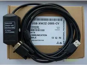 USB-XW2Z-200S-CV PLC Programming Download Cable, Industrial USB Communication Cable Compatible with Omron PLC Controllers USB-XW2Z-200S-CV PLC Programming Download Cable, Industrial USB Communication Cable Compatible with Omron PLC Controllers
