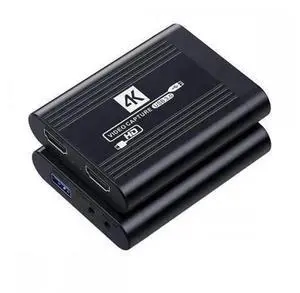 4K HDMI Capture Card, USB HDMI Video Capture Adapter for Game Live Streaming, Video Recording Compatible with Camera, Game Console, Set-Top Box, DVD, Computer 4K HDMI Capture Card, USB HDMI Video Capture Adapter for Game Live Streaming, Video Recording Compatible with Camera, Game Console, Set-Top Box, DVD, Computer