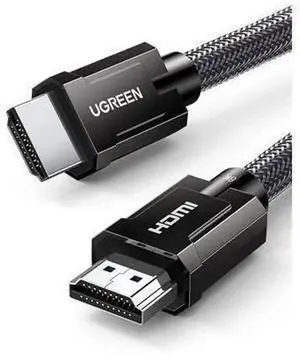 UGREEN Certified HDMI 2.1 Cable 16FT, 48Gbps Ultra High Speed Braided HDMI Cord, Supports 8K@60Hz, 4K@120Hz, Dynamic HDR & eARC, Compatible with PS5, Xbox Series, Switch, Roku, 8K Smart TV UGREEN Certified HDMI 2.1 Cable 16FT, 48Gbps Ultra High Speed Braided HDMI Cord, Supports 8K@60Hz, 4K@120Hz, Dynamic HDR & eARC, Compatible with PS5, Xbox Series, Switch, Roku, 8K Smart TV