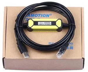 USB-ETH PLC Programming Cable USB to RJ45 Ethernet Adapter, Compatible with Siemens S7-200SMART S7-1200 S7-1500 & Mitsubishi FX5U PLC for Program Upload Download Online Debugging USB-ETH PLC Programming Cable USB to RJ45 Ethernet Adapter, Compatible with Siemens S7-200SMART S7-1200 S7-1500 & Mitsubishi FX5U PLC for Program Upload Download Online Debugging