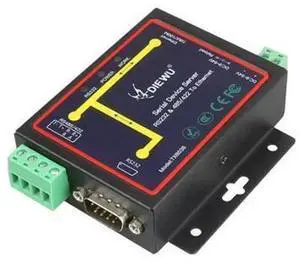 RJ45 to RS232 RS485 Industrial Serial Device Server, TCP/UDP Communication Converter, Male Serial Port Ethernet Module for Industrial PLC Sensor Data Transmission RJ45 to RS232 RS485 Industrial Serial Device Server, TCP/UDP Communication Converter, Male Serial Port Ethernet Module for Industrial PLC Sensor Data Transmission