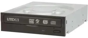iHAS324-08 Internal SATA CD DVD Burner Drive, 24X DVD±R, 16X DVD-ROM, 48X CD-R Writer, Black Desktop Optical Disc Drive for Data Backup & Media Recording iHAS324-08 Internal SATA CD DVD Burner Drive, 24X DVD±R, 16X DVD-ROM, 48X CD-R Writer, Black Desktop Optical Disc Drive for Data Backup & Media Recording