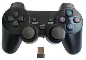 2.4G Wireless Game Controller for PC, Dual Vibration Gamepad Joystick with 360 Mode, Plug and Play Gaming Controller Compatible with Windows 7/8/10 PC Computer 2.4G Wireless Game Controller for PC, Dual Vibration Gamepad Joystick with 360 Mode, Plug and Play Gaming Controller Compatible with Windows 7/8/10 PC Computer