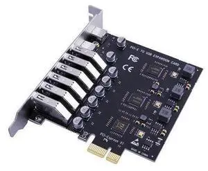 8-Port PCIe USB 3.2 Expansion Card for Desktop PC, PCI-E to USB 3.2 Adapter with Type-C External Port & 19-Pin Front Panel Header, Built-in NEC Controller Chip for High-Speed Data Transfer 8-Port PCIe USB 3.2 Expansion Card for Desktop PC, PCI-E to USB 3.2 Adapter with Type-C External Port & 19-Pin Front Panel Header, Built-in NEC Controller Chip for High-Speed Data Transfer