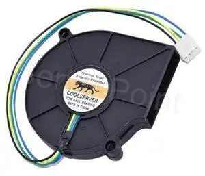 For COOLSERVER BB7515BU B127515BU 75×15mm Centrifugal Blower Fan, DC 12V 0.80A 4-Wire PWM Dual Ball Bearing Server Cooling Fan for 1U Server CPU Copper Heatsink Replacement For COOLSERVER BB7515BU B127515BU 75×15mm Centrifugal Blower Fan, DC 12V 0.80A 4-Wire PWM Dual Ball Bearing Server Cooling Fan for 1U Server CPU Copper Heatsink Replacement