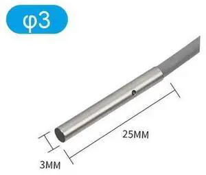 Three Wire Micro Inductive Proximity Sensor, IP68 Waterproof Metal Detecting Switch with 2m Cable, Selectable NPN/PNP NO NC, Model NPN NC O3 Three Wire Micro Inductive Proximity Sensor, IP68 Waterproof Metal Detecting Switch with 2m Cable, Selectable NPN/PNP NO NC, Model NPN NC O3