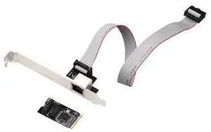 M.2 B+M Key 2.5G Gigabit Ethernet Adapter, 2500Mbps Industrial & Gaming Network Card Built with Intel I226 Controller Chip M.2 B+M Key 2.5G Gigabit Ethernet Adapter, 2500Mbps Industrial & Gaming Network Card Built with Intel I226 Controller Chip