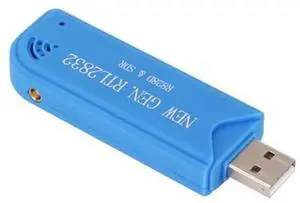 USB 2.0 SDR RTL A300U Radio Tuner Dongle, RTL2832U + R828D Chip TV Receiver Stick Support DAB FM Radio, 25MHz-1760MHz Wide Frequency Reception with Matching Antenna for PC Software Defined Radio USB 2.0 SDR RTL A300U Radio Tuner Dongle, RTL2832U + R828D Chip TV Receiver Stick Support DAB FM Radio, 25MHz-1760MHz Wide Frequency Reception with Matching Antenna for PC Software Defined Radio