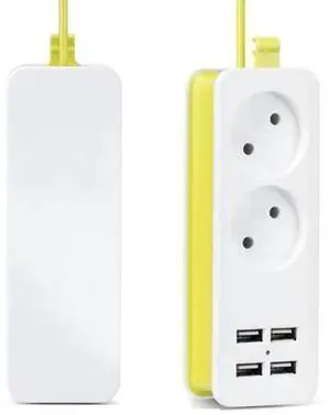 Portable Travel Power Strip Extension Socket with 4 USB Charging Ports, Intelligent Multi Plug Desktop Power Board, Compact Wall Mount Charger Station for Home Office Travel Mobile Devices Portable Travel Power Strip Extension Socket with 4 USB Charging Ports, Intelligent Multi Plug Desktop Power Board, Compact Wall Mount Charger Station for Home Office Travel Mobile Devices