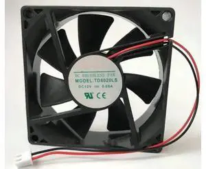 TD8020LS DC Brushless Cooling Fan, 80x80x20mm 2-Wire Replacement Cooler Fan, DC 12V 0.08A 2500RPM 32CFM Silent Axial Fan, Compatible with Water Dispenser, Chassis, Industrial Equipment, Small Electron TD8020LS DC Brushless Cooling Fan, 80x80x20mm 2-Wire Replacement Cooler Fan, DC 12V 0.08A 2500RPM 32CFM Silent Axial Fan, Compatible with Water Dispenser, Chassis, Industrial Equipment, Small Electron