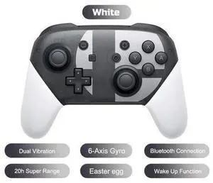 Limited Themed Bluetooth Wireless Pro Game Controller, Ergonomic Gamepad Compatible with Nintendo Switch, Switch Lite, Switch OLED & Windows PC Steam, Built-in 6-Axis Gyro, Turbo Auto-Fire & Dual Adju Limited Themed Bluetooth Wireless Pro Game Controller, Ergonomic Gamepad Compatible with Nintendo Switch, Switch Lite, Switch OLED & Windows PC Steam, Built-in 6-Axis Gyro, Turbo Auto-Fire & Dual Adju