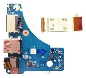 Laptop USB Audio IO Board With Matching Ribbon Cable NS-B165 NF-B162 FRU 5C50N67253 DY510 DY511, Replacement Side Interface Daughterboard for Lenovo Legion Y720-15IKB Notebook Laptop USB Audio IO Board With Matching Ribbon Cable NS-B165 NF-B162 FRU 5C50N67253 DY510 DY511, Replacement Side Interface Daughterboard for Lenovo Legion Y720-15IKB Notebook