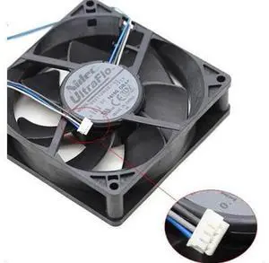 9225 9cm Projector Cooling Fan, DC 12V 0.18A 3-Wire Replacement Fan Compatible with U92T12MGB7-53 & KDE1209PTV3, High Airflow Silent Brushless Fan for Projector Heat Dissipation Repair Parts 9225 9cm Projector Cooling Fan, DC 12V 0.18A 3-Wire Replacement Fan Compatible with U92T12MGB7-53 & KDE1209PTV3, High Airflow Silent Brushless Fan for Projector Heat Dissipation Repair Parts