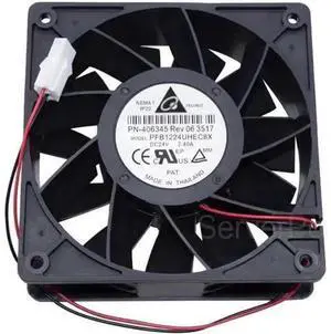 Well Tested PFB1224UHEC8X 12038 Industrial Cooling Fan, DC 24V 2.40A 2-Wire High Air Volume Axial Fan, Direct Replacement Inverter Cooler Fan for Power Inverters, Server Cabinets & Industrial Equipmen Well Tested PFB1224UHEC8X 12038 Industrial Cooling Fan, DC 24V 2.40A 2-Wire High Air Volume Axial Fan, Direct Replacement Inverter Cooler Fan for Power Inverters, Server Cabinets & Industrial Equipmen