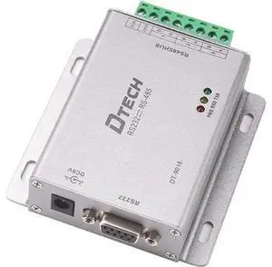 DTECH Industrial RS232 to RS485 Serial Converter, 3-Channel RS485 Expansion Hub with 600W Surge Protection, TX RX Indicator Lights, Power Adapter & Terminal Block, Industrial Grade Serial Communicatio DTECH Industrial RS232 to RS485 Serial Converter, 3-Channel RS485 Expansion Hub with 600W Surge Protection, TX RX Indicator Lights, Power Adapter & Terminal Block, Industrial Grade Serial Communicatio